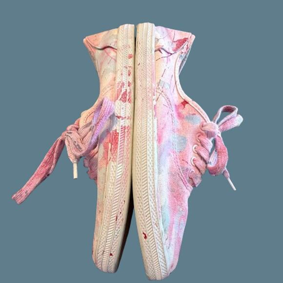 ๐HP!๐ Customized Pink Splatter Sneakers by Universal Threads-Size 7 - Picture 7 of 8